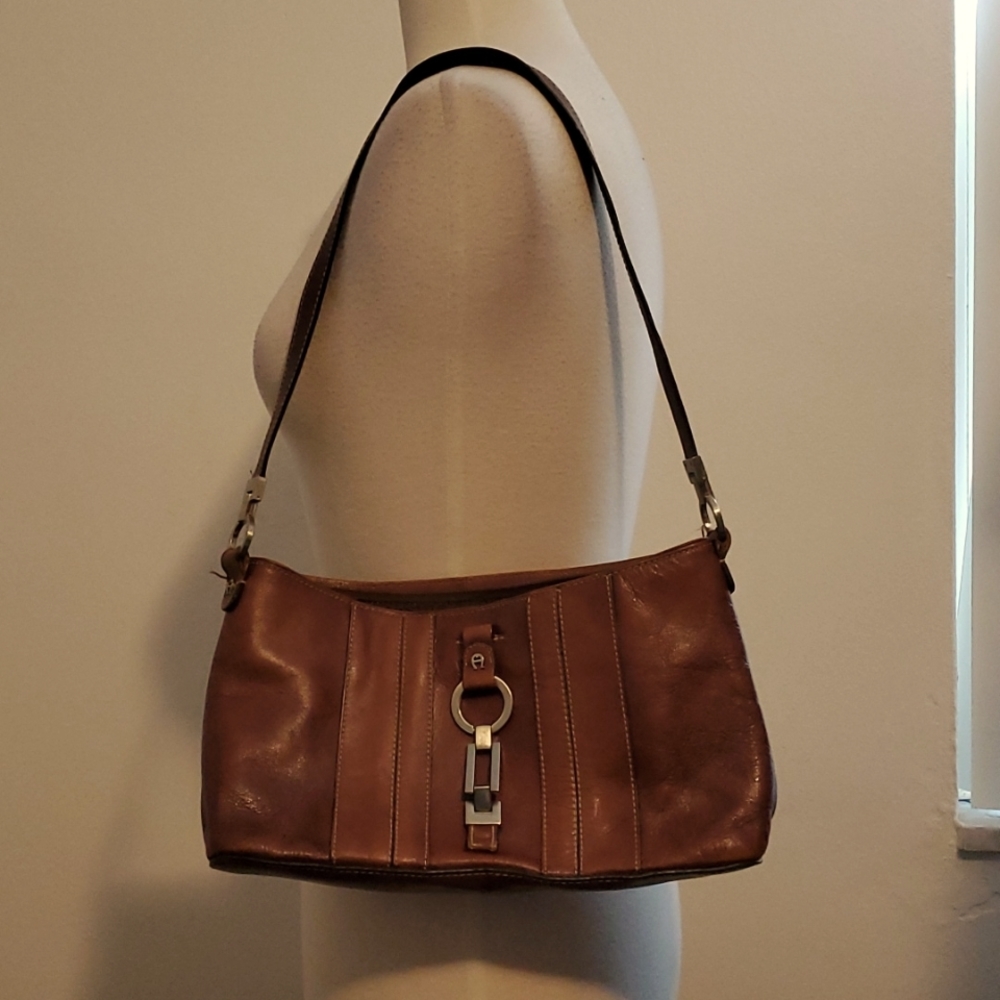 **EVC Etienne Aigner Leather Shoulder Bag